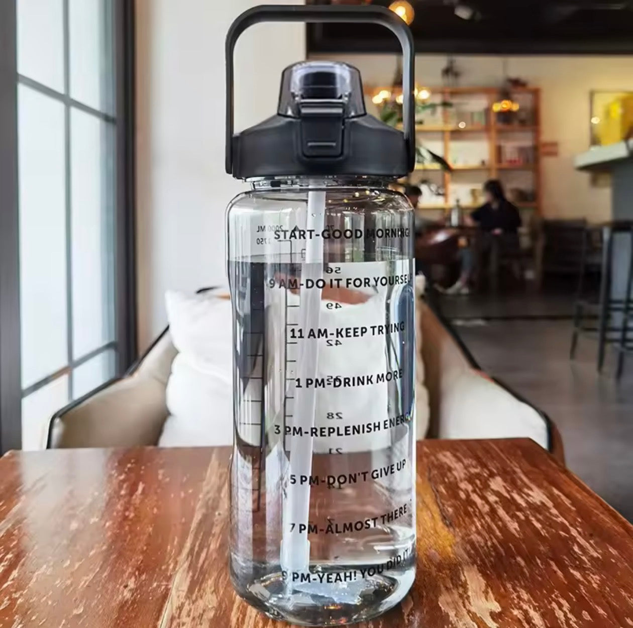Daily goal water bottle