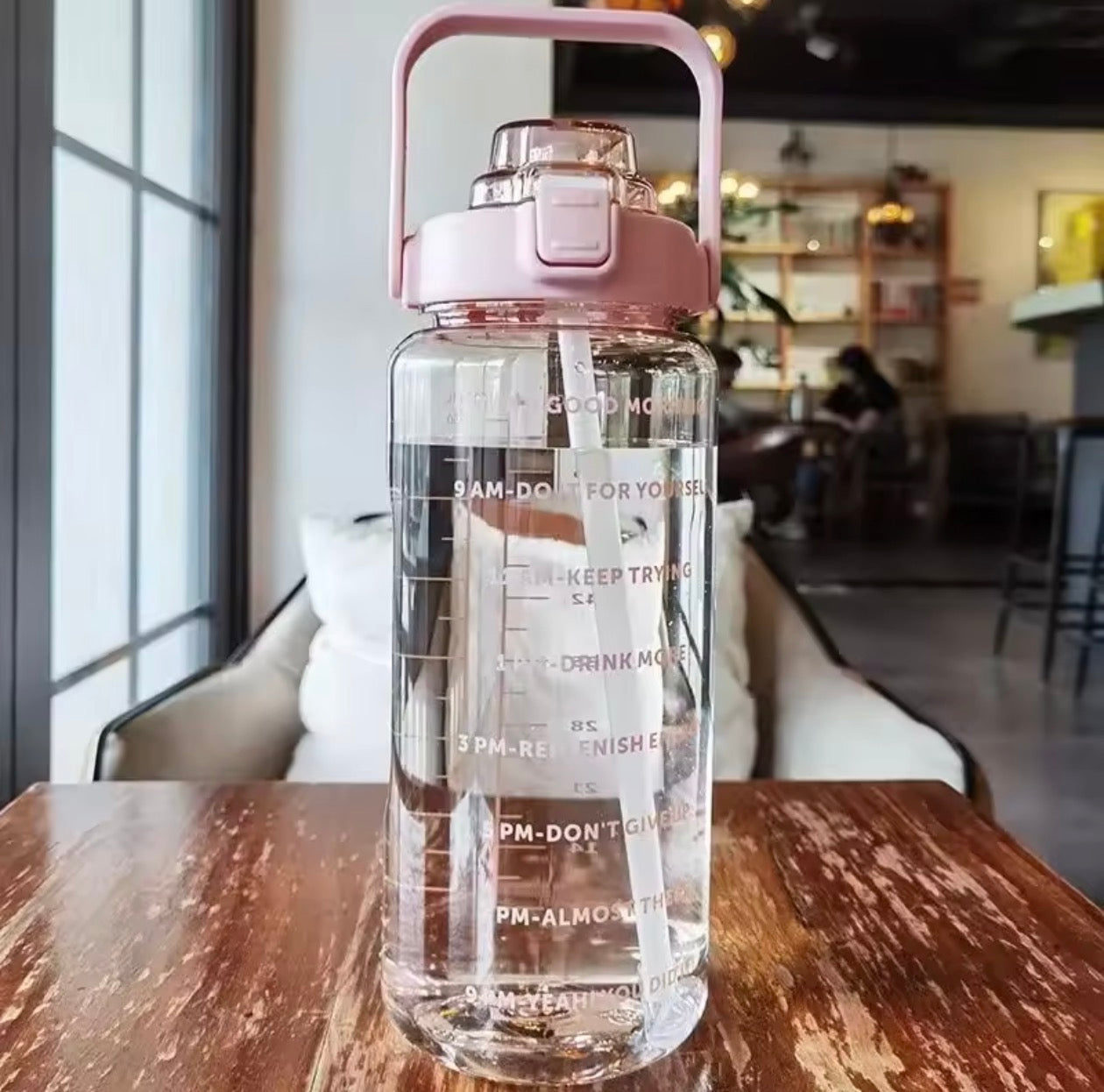 Daily goal water bottle