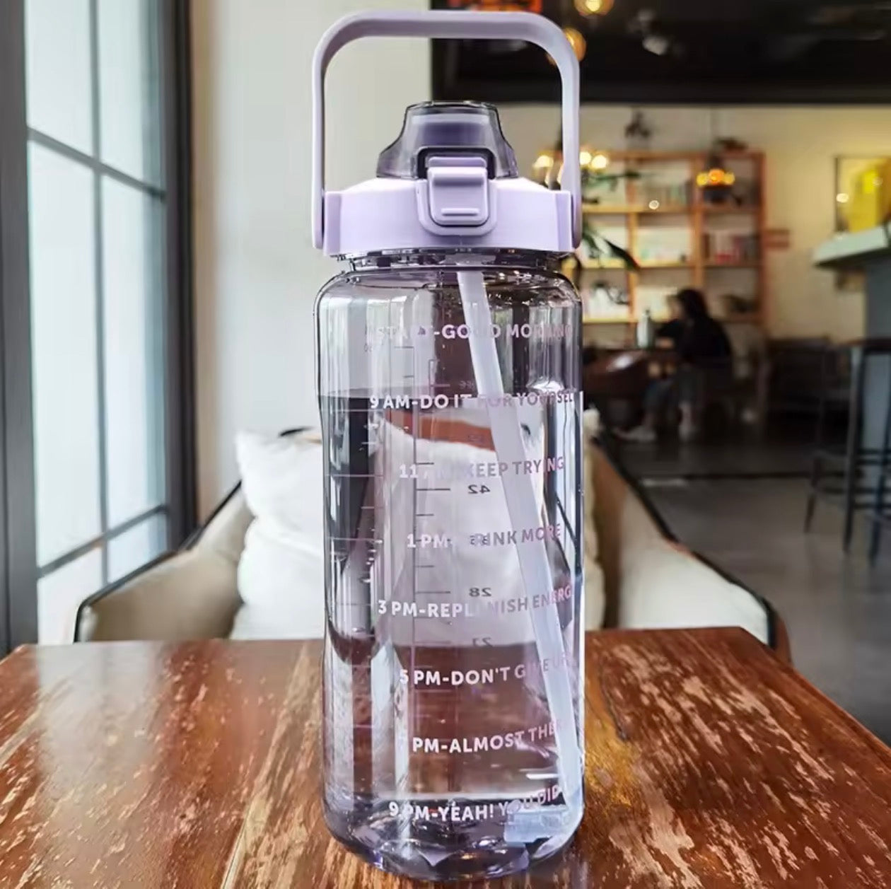 Daily goal water bottle