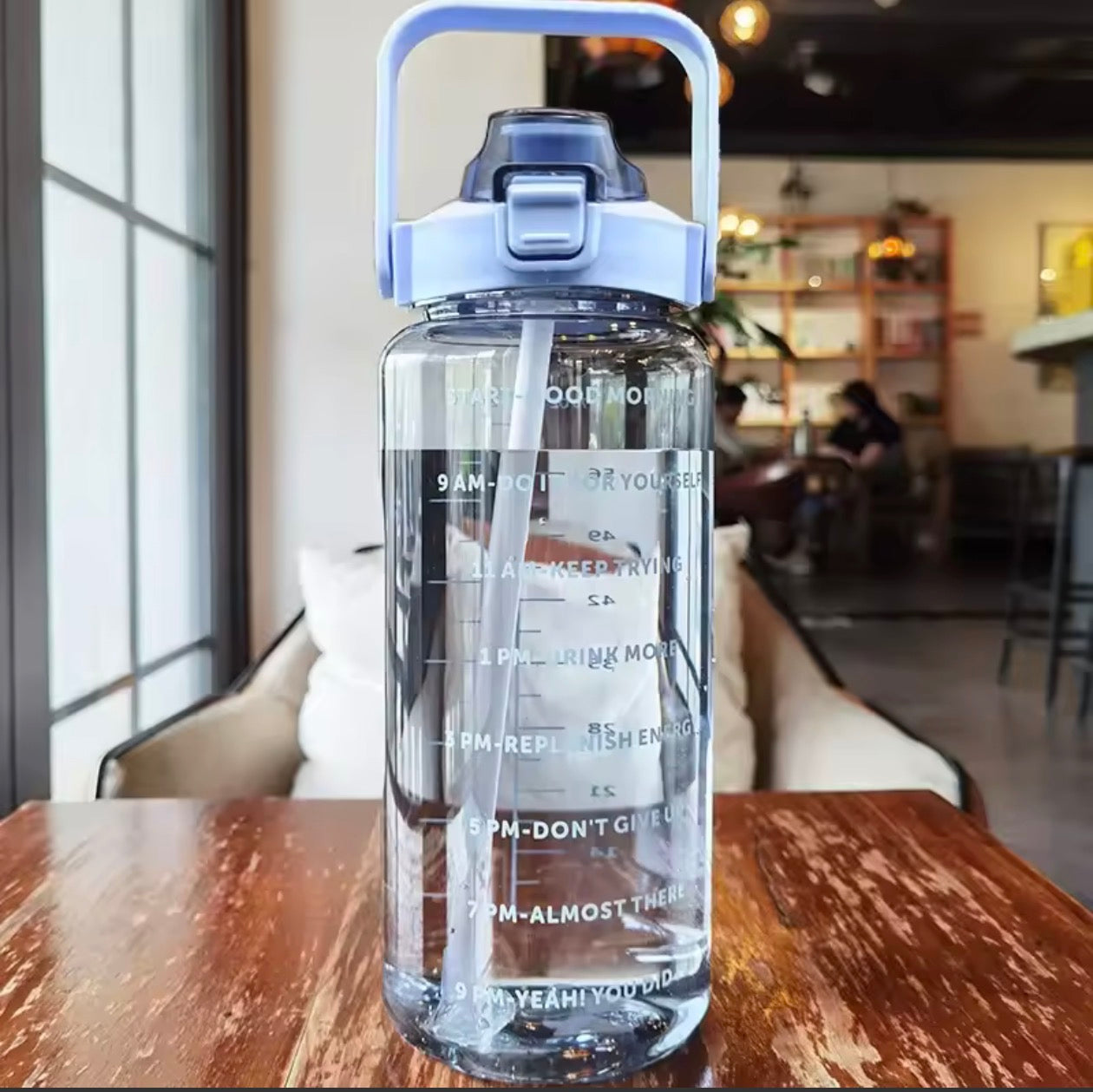 Daily goal water bottle