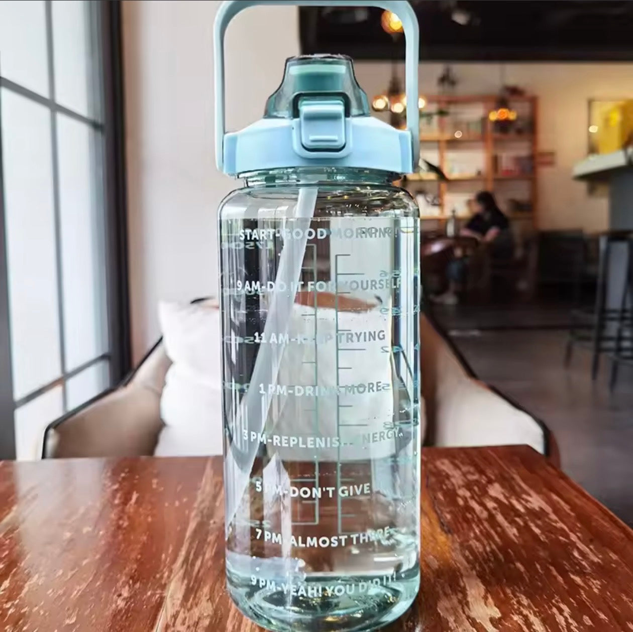 Daily goal water bottle