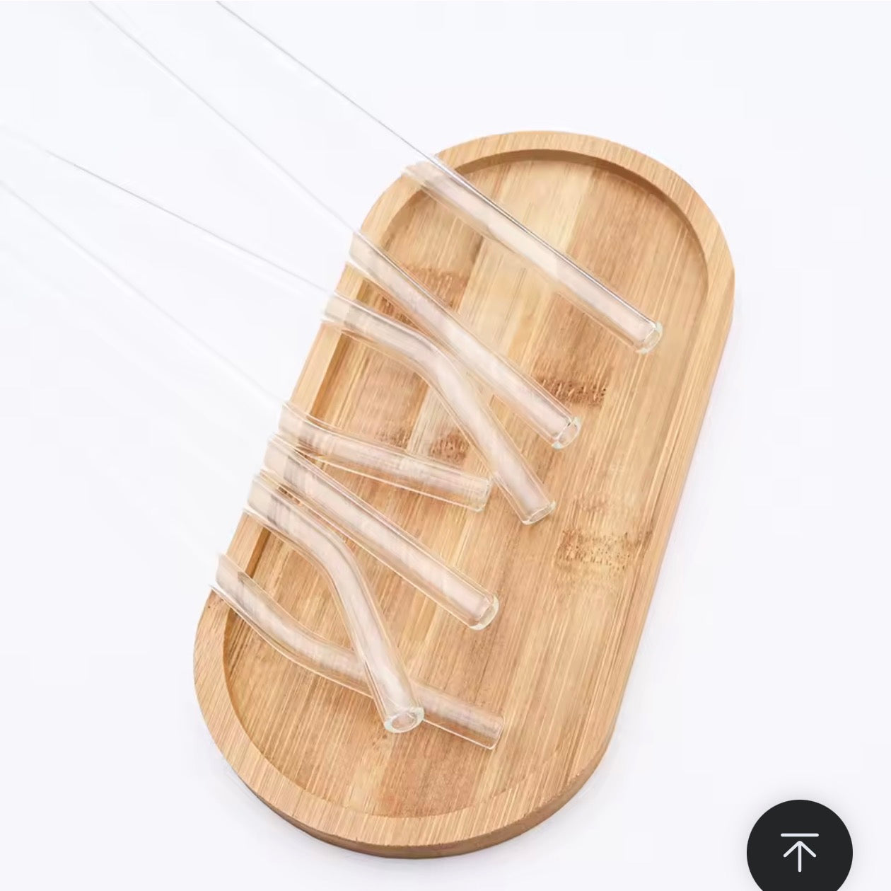 8pc Glass straws