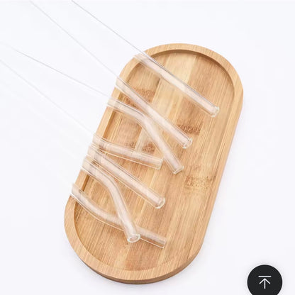 8pc Glass straws